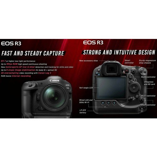 Подтверждено: Canon EOS R3 получит сенсор 24 Мп