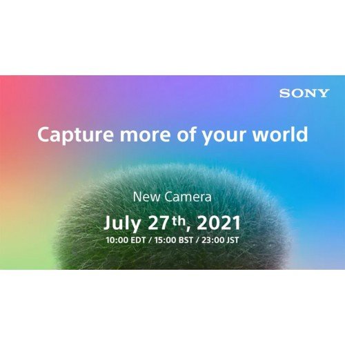 Sony анонсирует новую камеру во вторник, 27 июля 2021 г.