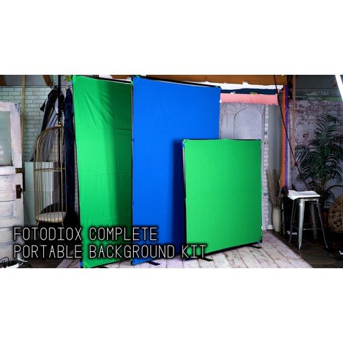 Комплекты фонов от Fotodiox – хромакей для домашней студии