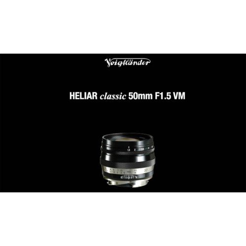 Представлен Voigtlander HELIAR Classic 50mm f/1.5 VM для камер Leica M