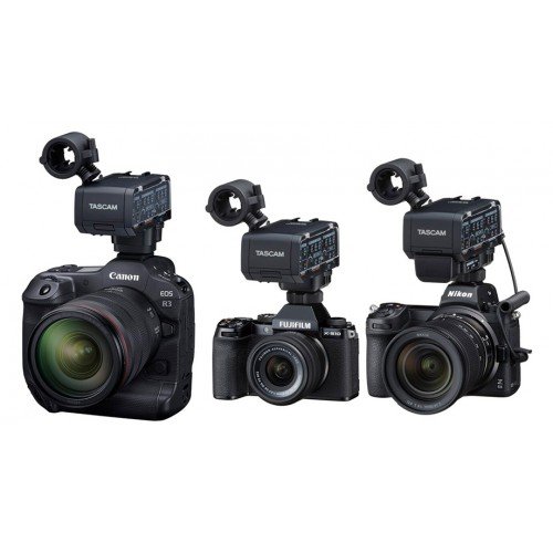 Разработка XLR-адаптера TASCAM CA-XLR2d для Canon, FUJIFILM и Nikon