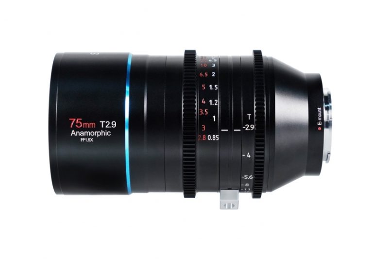 Анаморфотный Sirui 75mm T2.9 доступен с креплениями L, Sony E, Canon RF и Nikon Z