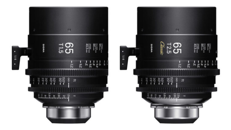 Sigma разработала 65mm T1.5 FF Cine и 65mm T2.5 FF Classic