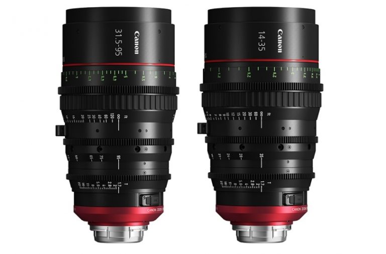 Canon представила зум-объективы CN-E 14-35mm T1.7 и 31.5-95mm T1.7 L