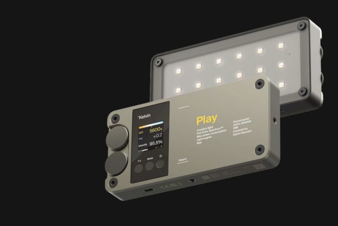 Анонсирован компактный видеосвет Kelvin Play мощностью 18 Вт
