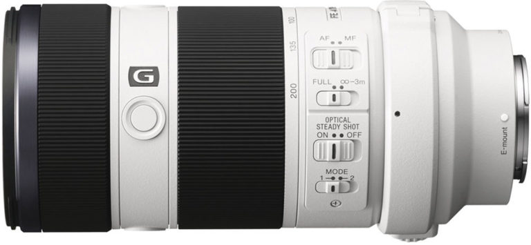  Sony готовит компактный и легкий объектив 70-200mm f/4 Macro