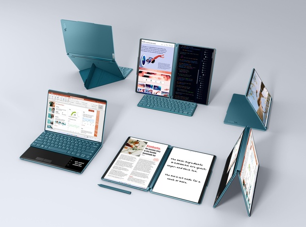 Lenovo Yoga Book 9i — ноутбук, который удивляет своим экраном и внешностью
