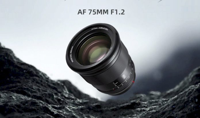 Представлен объектив Viltrox AF 75mm F/ 1.2 XF Pro для Sony E и Nikon Z