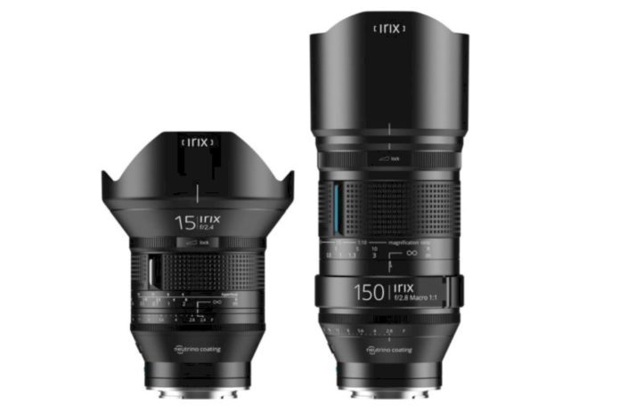 Анонсированы объективы Irix 15mm F/2.4 и 150mm F/2.8 для Sony E