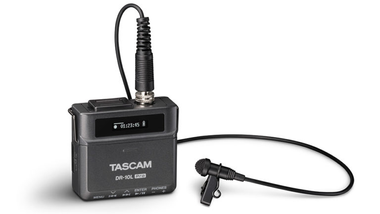 Рекордер Tascam DR-10L Pro с записью 32 бит и таймкодом
