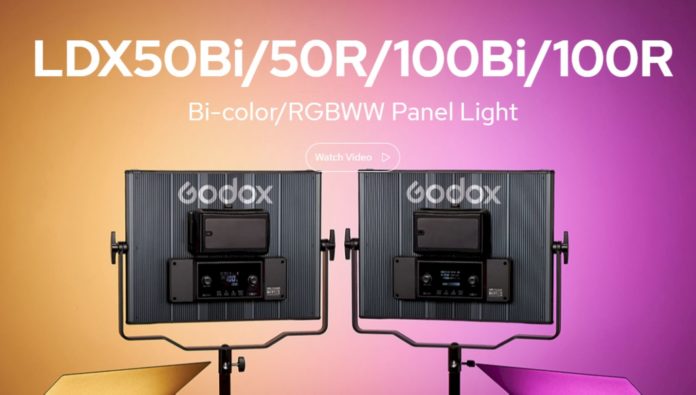 Анонсированы светодиодные RGB-панели Godox LDX50R и LDX100R