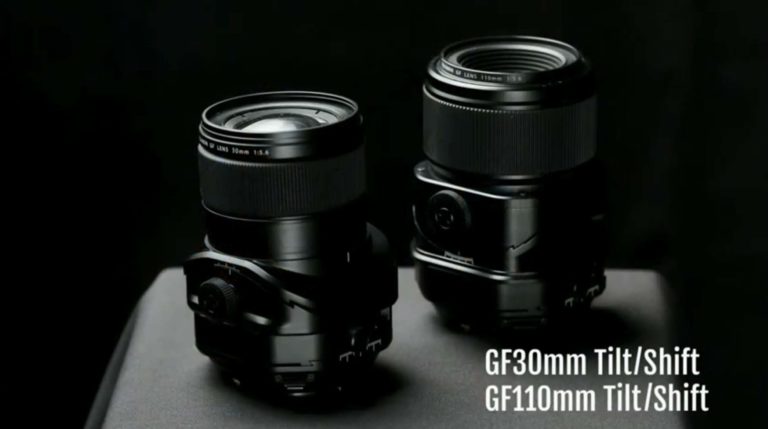 Fujifilm готовит два среднеформатных тилт-шифт объектива