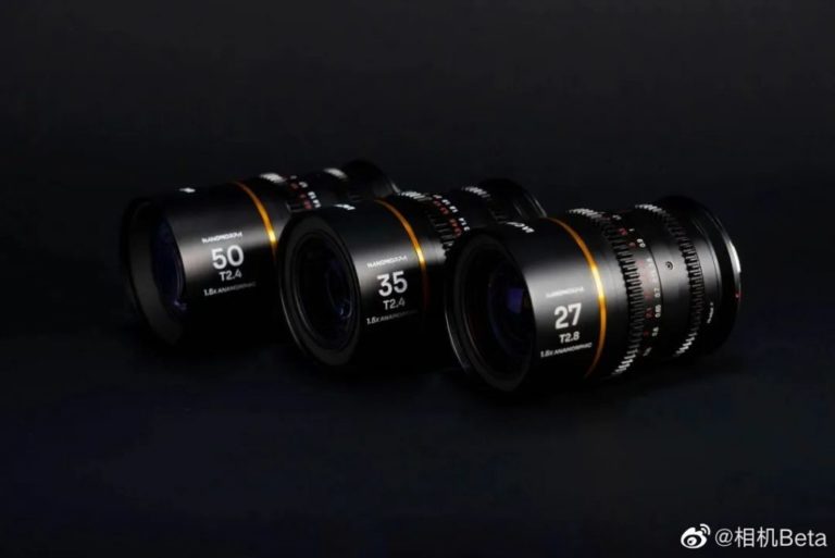 Изображения новых анаморфотных объективов Laowa 27mm T2.8, 35mm T2.4 и 50mm T2.4