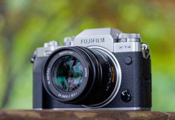 Первое изображение объектива Brightin Star 35mm F/0.95 для Sony E, Fuji X, Nikon Z и Canon EF/RF