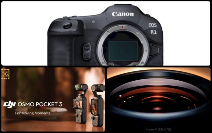 ТОП10 новостей фотоиндустрии| Canon EOS R1, DJI Osmo Pocket 3, Xiaomi 14
