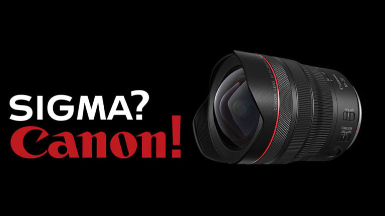 Нет, Sigma не производила новый объектив Canon 10–20mm F4 L IS STM