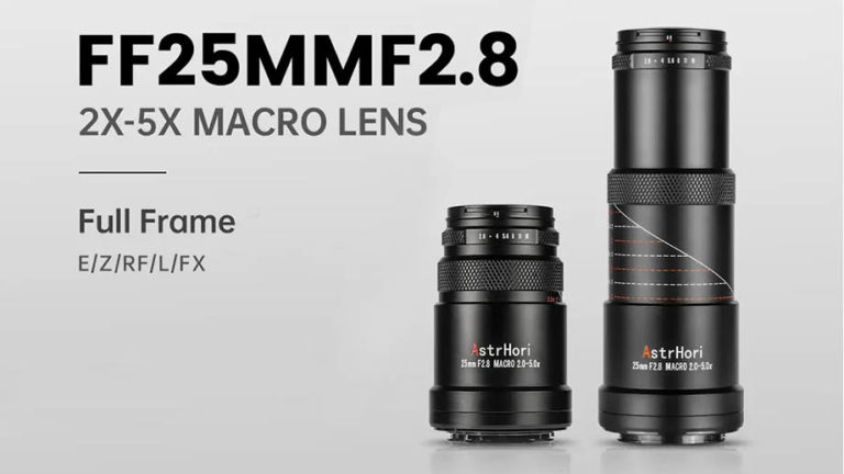 AstrHori 25mm F2.8 2x-5x — ультрамакрообъектив для полнокадровых камер