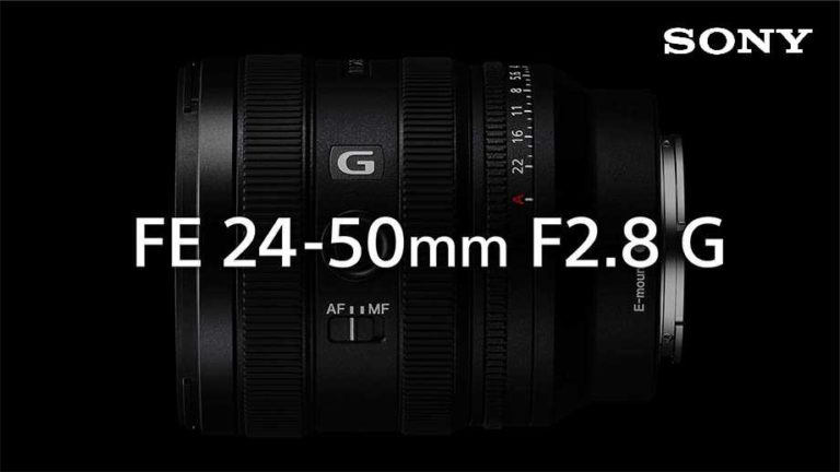 Представлен Sony FE 24-50mm F2.8 G: компактный, легкий, светосильный