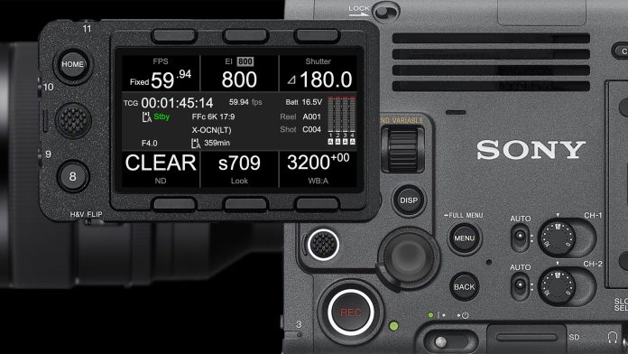 Sony представила онлайн-симулятор меню кинокамеры Sony Burano