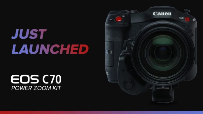 Комплект Canon EOS C70 с объективом 24-105mm F/2.8 стоит $9500