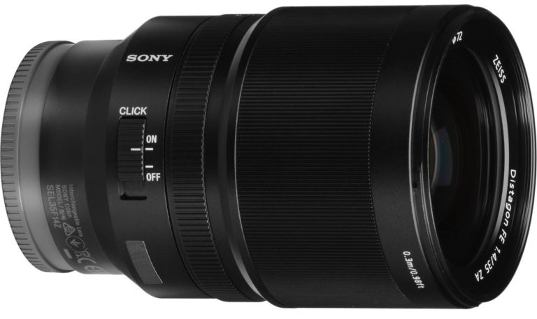  Sony готовится представить новый объектив 35mm f/1.4