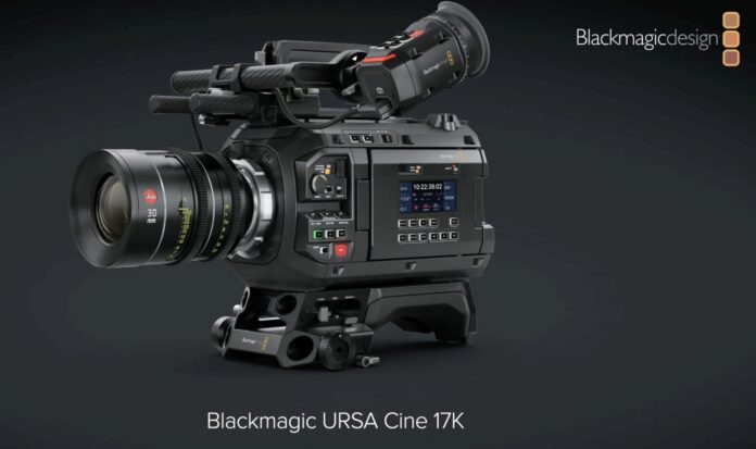 Выпущена революционная кинокамера Blackmagic URSA Cine 17K среднего формата